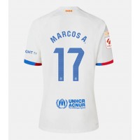 Barcelona Marcos Alonso #17 Vonkajší futbalový dres 2023-24 Krátky Rukáv
